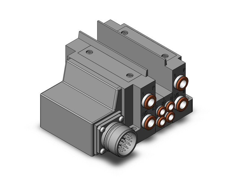 SMC SS5Y3-10M-02B-C6 Ss5Y3 2 Sta Manifold Base