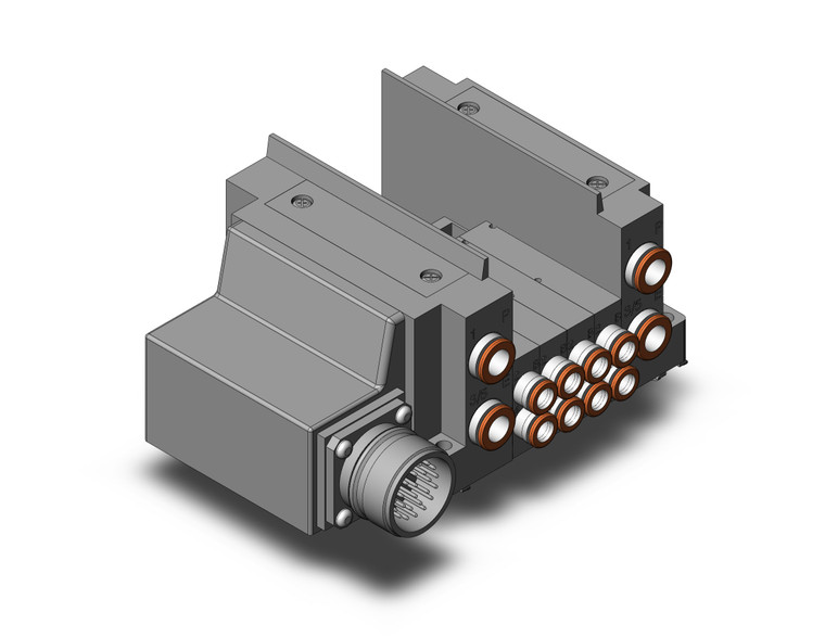 SMC SS5Y3-10M-04B-N7D Ss5Y3 4 Sta Manifold Base