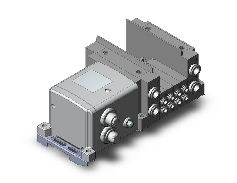 SMC SS5Y3-10SZE-04B-C4D0 Ss5Y3 4 Sta Manifold Base