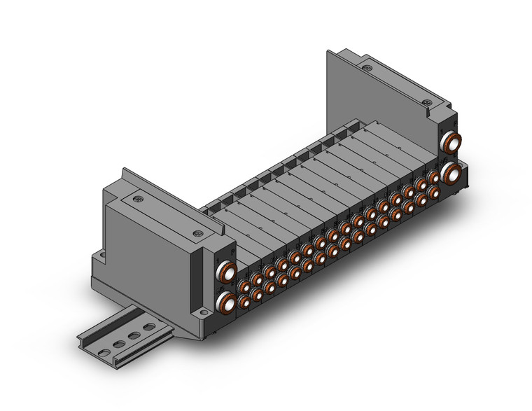 SMC SS5Y3-10S0-16B-C4D0 Ss5Y3 16 Sta Manifold Base