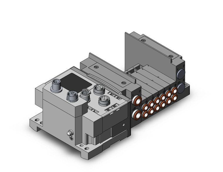 SMC SS5Y3-10S6V4-06D-C6 Ss5Y3 6 Sta Manifold Base