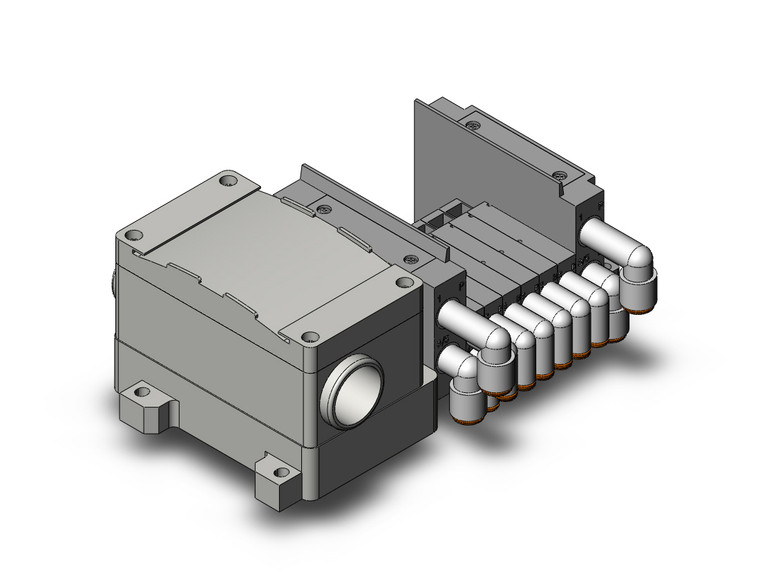 SMC SS5Y3-10T-06B-B6 Ss5Y3 6 Sta Manifold Base