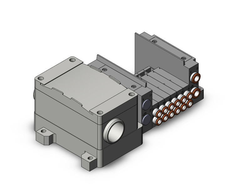 SMC SS5Y3-10T-06U-N7 Ss5Y3 6 Sta Manifold Base