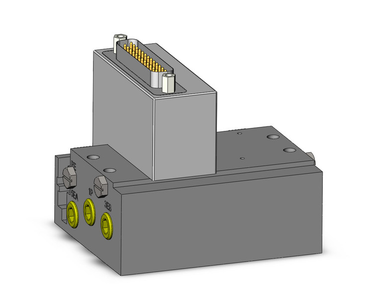 SMC SS5Y3-51F1-02D-01T Plug-In Metal Base