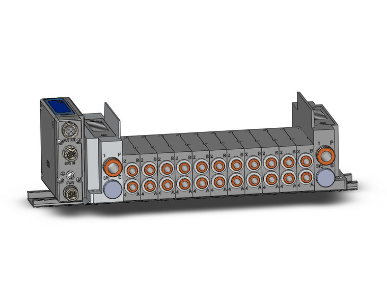 SMC SS5Y5-10SVA-11BS-C6D Ss5Y5 11 Sta Manifold Base