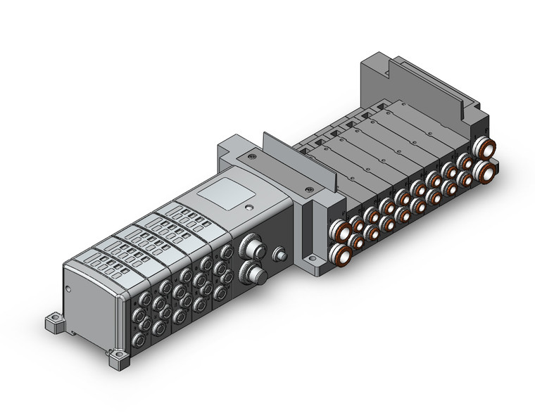 SMC SS5Y5-10SZE5F-08B-C6 Ss5Y5 8 Sta Manifold Base