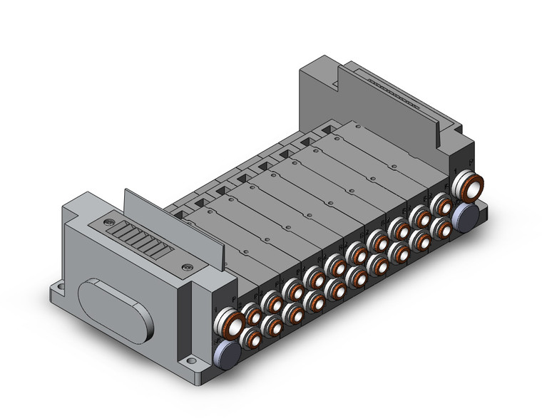 SMC SS5Y5-10S0-10BS-C6 Ss5Y5 10 Sta Manifold Base