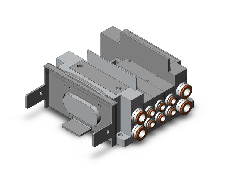 SMC SS5Y5-10S60-03B-N7 Ss5Y5 3 Sta Manifold Base