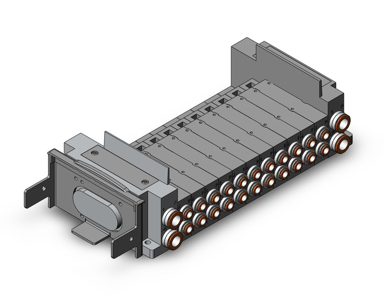 SMC SS5Y5-10S60-11B-C6D0 Ss5Y5 11 Sta Manifold Base