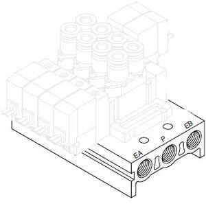 SMC SS5Y5-41-12-01N 4/5 Port Solenoid Valve