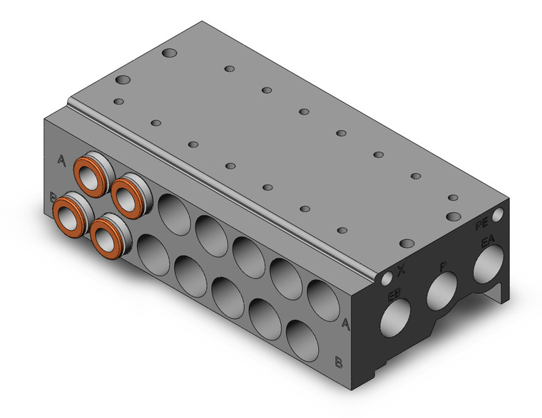 SMC SS5Y5-42-07-C8 Ss5Y Bar Stock Manifold