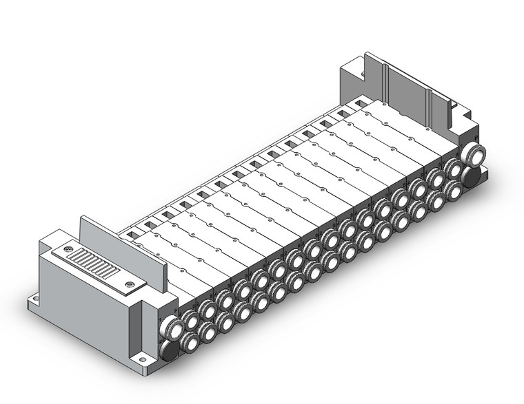 SMC SS5Y7-10S0-16BS-C10 Ss5Y7 16 Sta Manifold Base