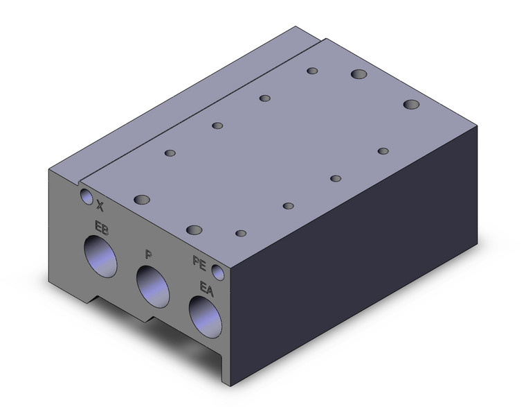 SMC SS5Y7-42-04-02F Ss5Y Bar Stock Manifold