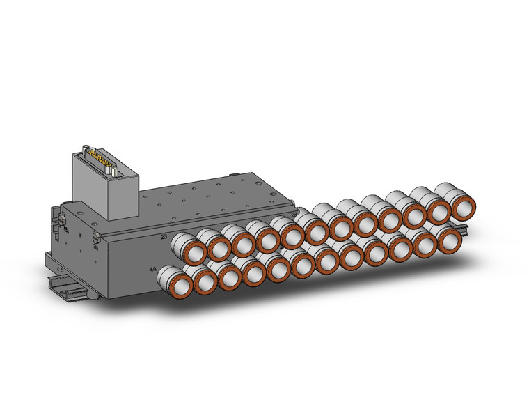 SMC SS5Y7-50F1-05B-N11T Plug-In Metal Base