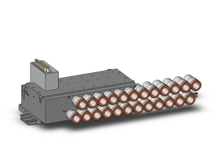 SMC SS5Y7-50F1-06B-N11T Plug-In Metal Base