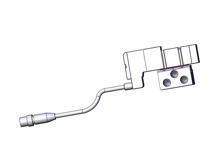 SMC SV1400R-5W1U-01N 3 Position Exhaust Center