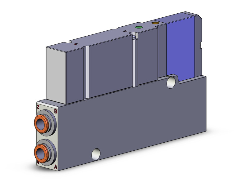 SMC SV2A00-5FUD-T-C6 4/5 Port Solenoid Valve