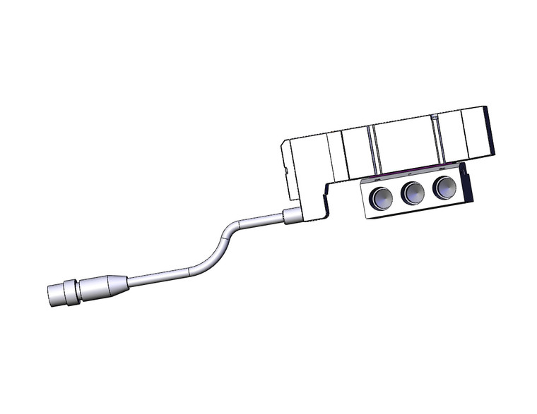 SMC SV2400-5W2U-02N 3 Position Exhaust Center