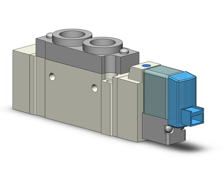 SMC SY5120-6LOZ-01N valve, sgl sol, body pt (dc)