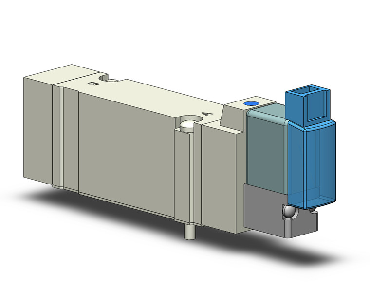 SMC SY5140R-5MOU Valve, Sgl Sol, Base Mt (Dc)