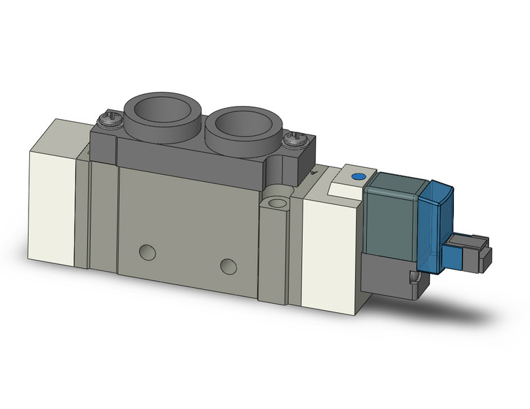 SMC SY7120-3LNZ-02T 4/5 port solenoid valve valve, sgl sol, body pt (ac)