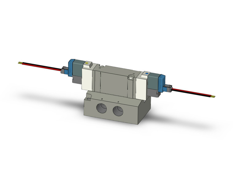 SMC SY7240R-5LZ-02N 5 Port Solenoid Valve