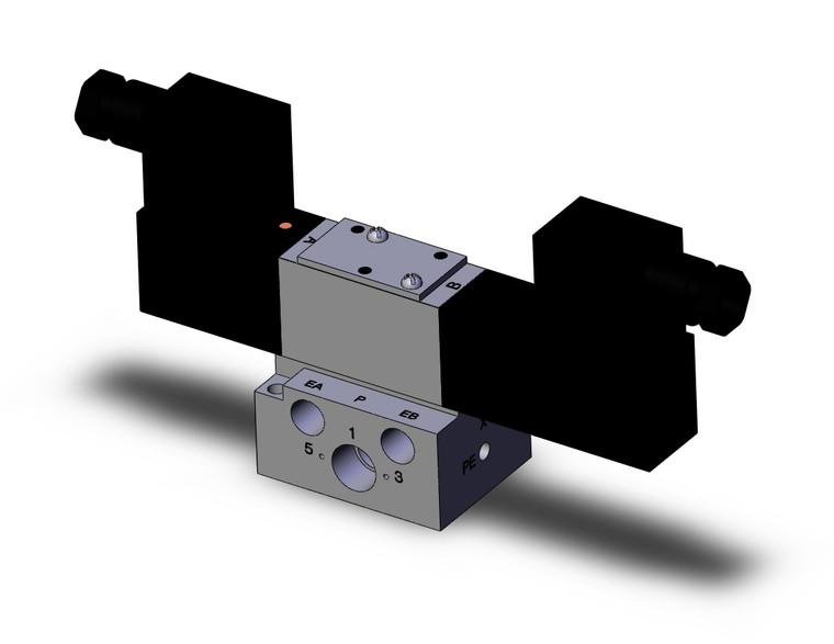 SMC VFR2410-5T-02 Valve Dbl Non Plugin Base Mt