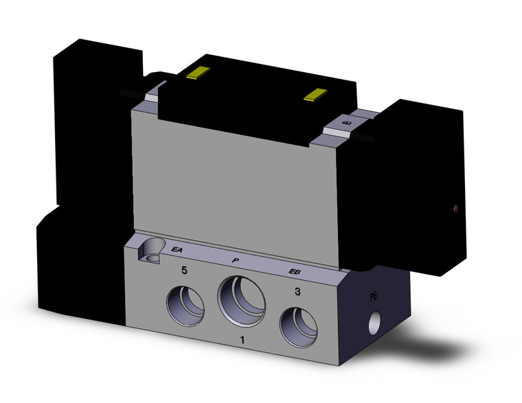 SMC VFR4200-3FZ-04N Valve, 2Pos/Dbl, Base Mt