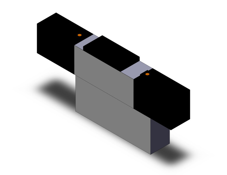 SMC VFS2600-3F Valve Dbl Plug-In Base Mt