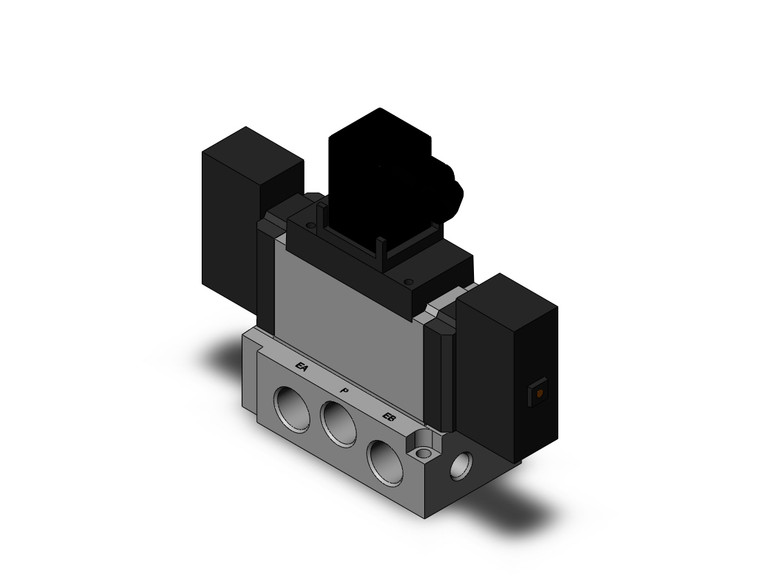 SMC VFS3210-5D-03 Valve Dbl Non Plug-In Base Mt