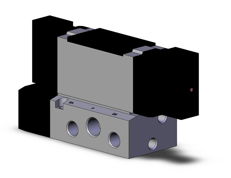 SMC VFS4300-3F-04T Valve Dbl Plug-In Base Mnt