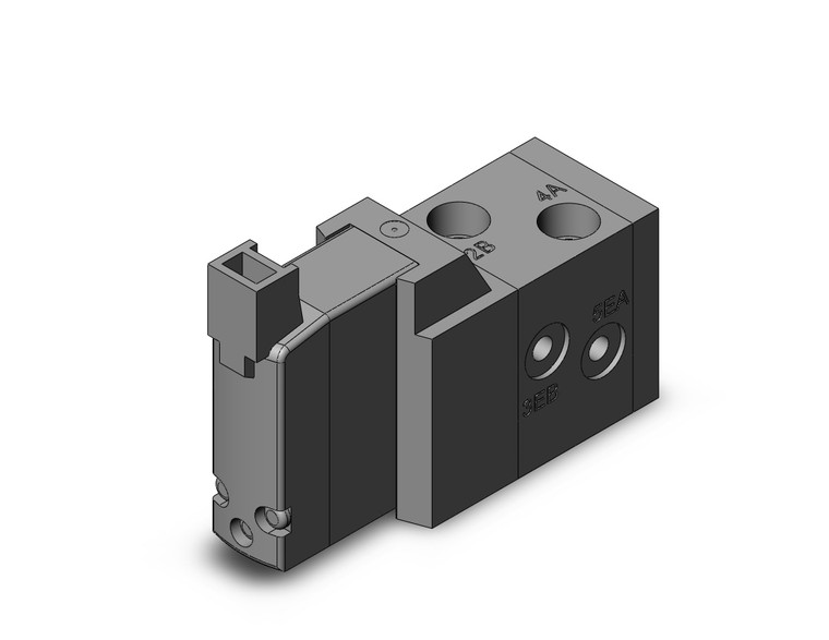 SMC VF1120Y-5MNS1-01N Pilot Operated 5 Port Solenoid Valve