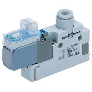 SMC VQZ115-5LB1-C4 3 Port Base Mounted Solenoid Valve