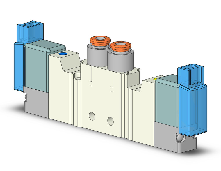 SMC VQZ1220-5MO1-C4 1000 Series 5 Port Valve