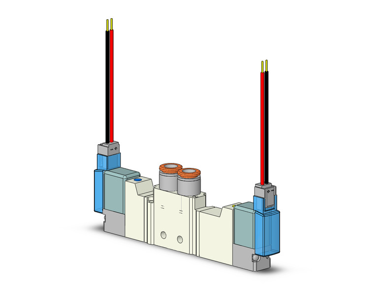 SMC VQZ1321-5M1-C6 1000 Series 5 Port Valve