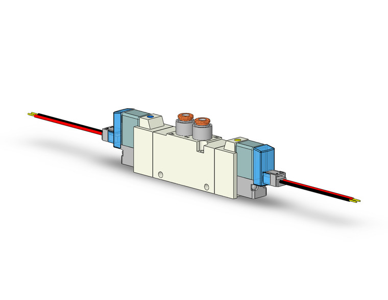 SMC VQZ2221-5L1-C4 2000 Series 5 Port Valve