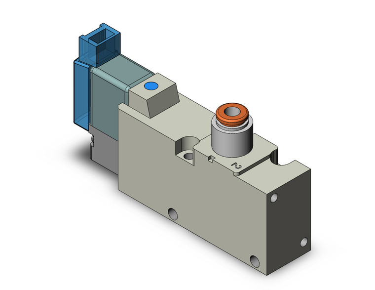 SMC VQZ232-5MO1-C4 3 Port Body Ported Solenoid Valve