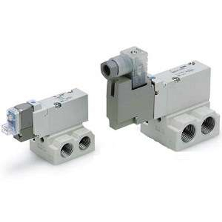 SMC VQZ335-5MB1-03 VQZ200·300 Series 3 Port Solenoid Valve Base Mounted Single Unit