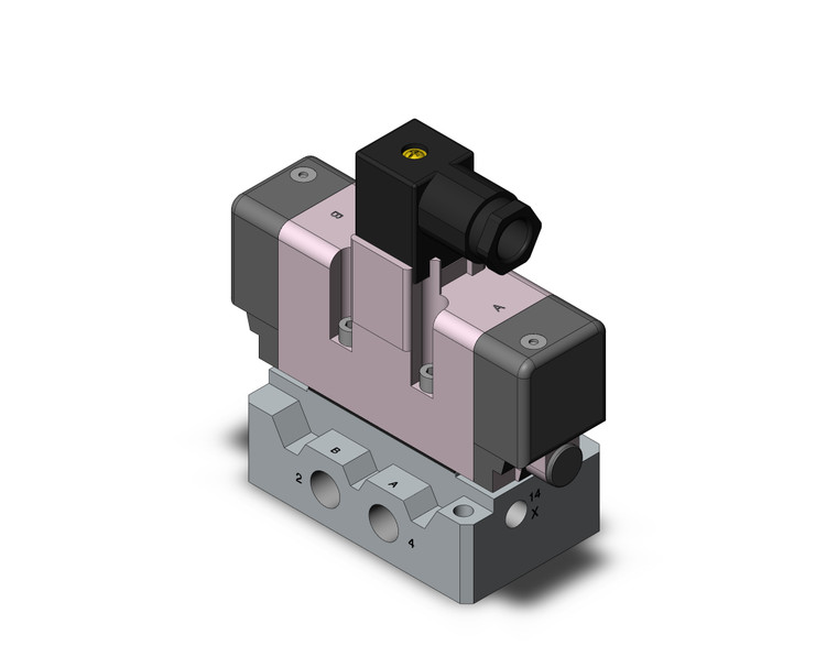 SMC VQ7-6-FG-D-3RA02 Solenoid Valve, Iso Standard