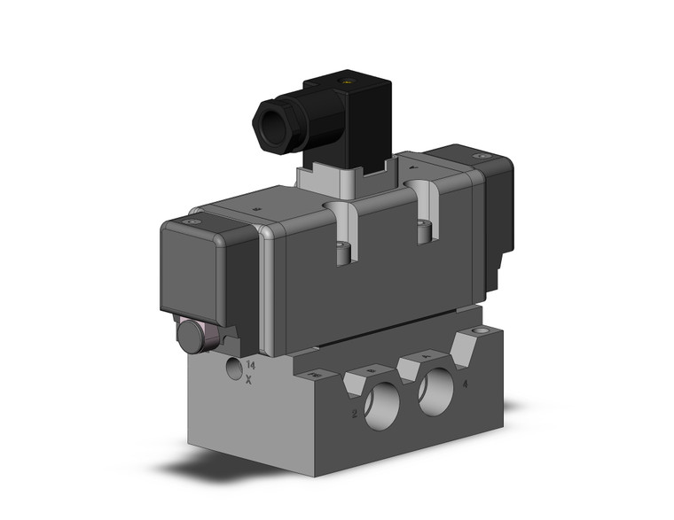 SMC VQ7-8-FHG-D-3ZA04 4/5 Port Solenoid Valve