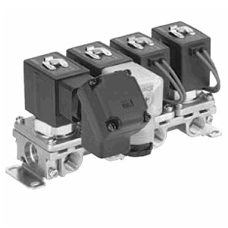 SMC VVX222TCF-08-1 Manifold Base,  Vxe Series
