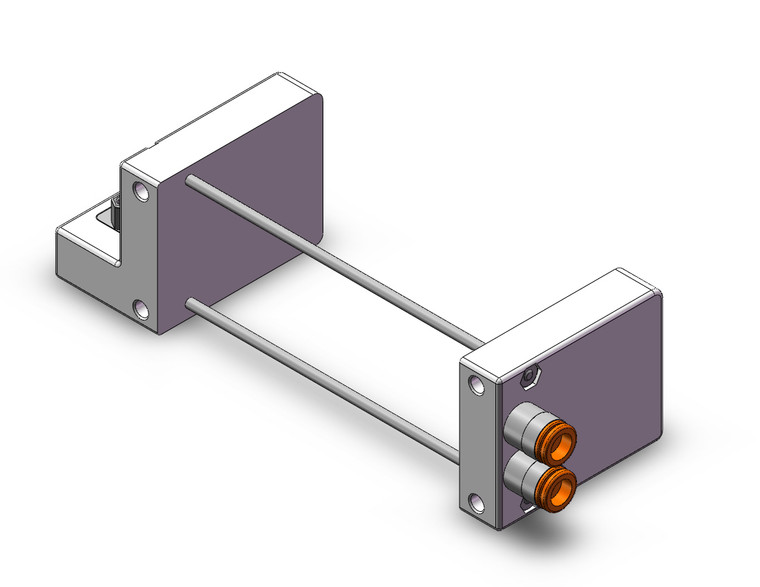 SMC VV100-10FBD1-09U2-N7N Plug-In Connector Type Mfld