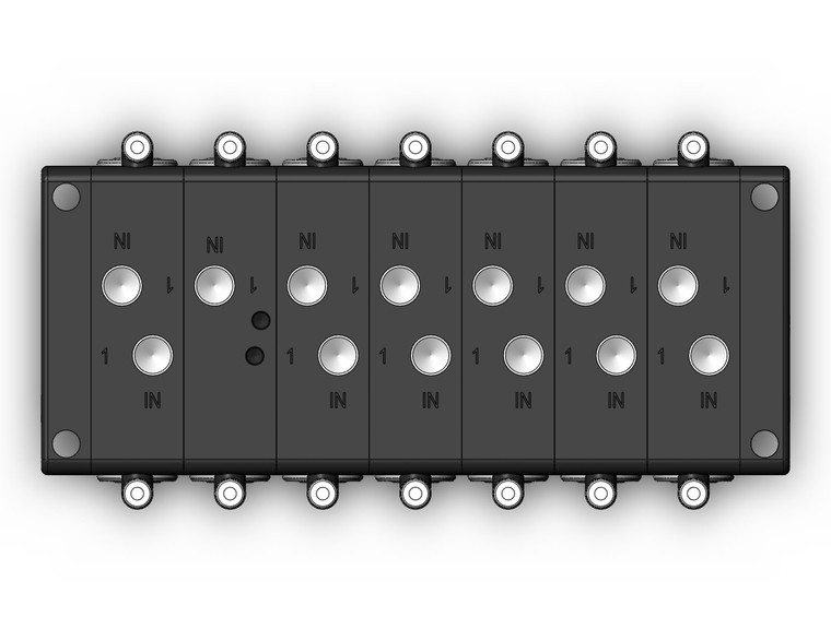 SMC VV2CC1-1000C4-G04 Mfld, Color Chg Valve
