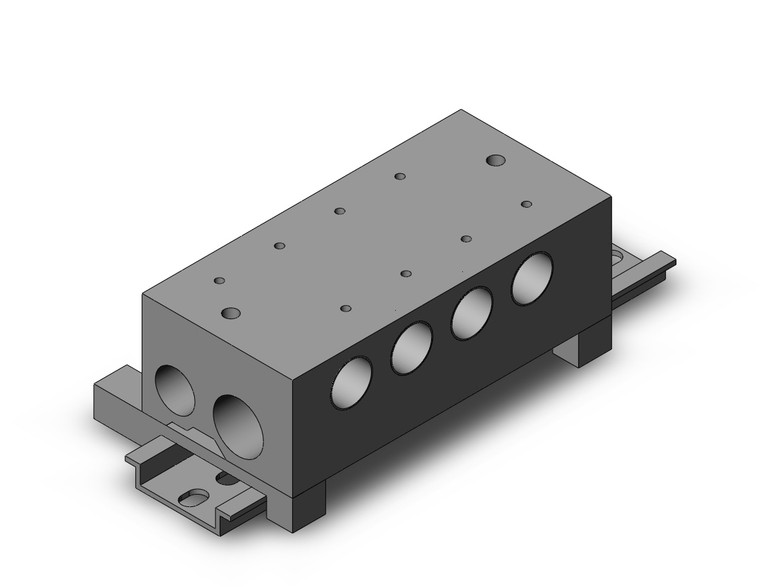 SMC VV3QZ35-0402TC-D Base Mounted Manifold