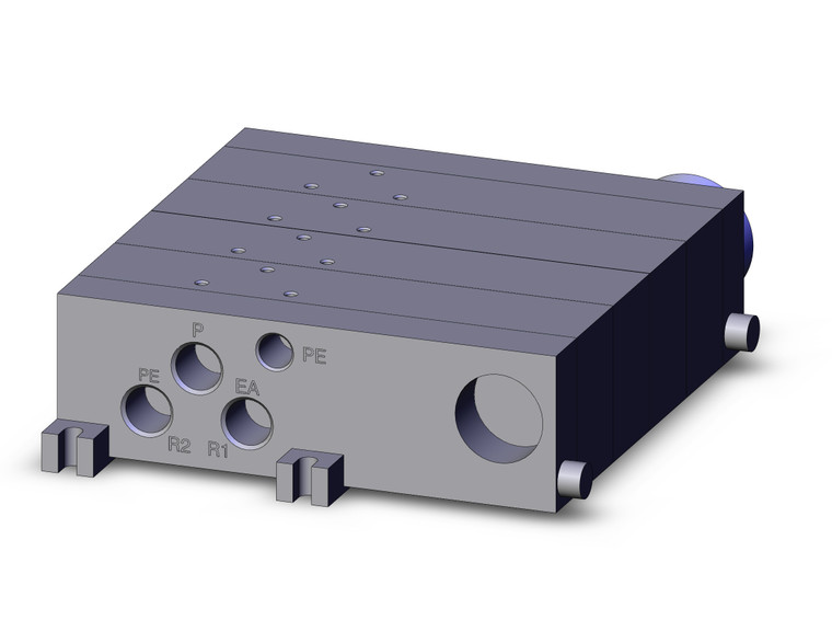 SMC VV5FR2-01CD1-041-02 Manifold With Multi-Connector