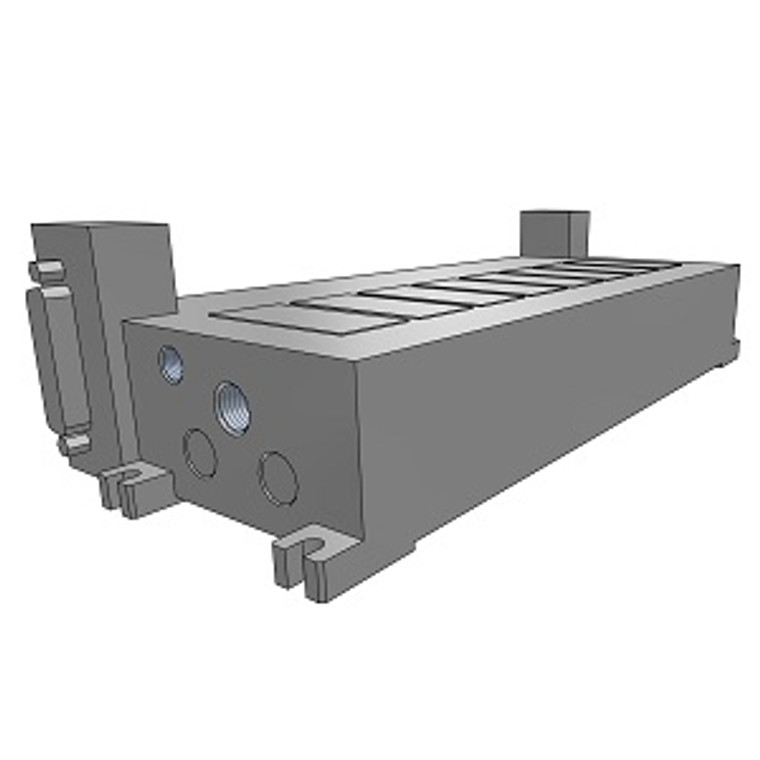 SMC VV5FS2-01FU1-051-02 VFS2000 Series 5 Port Solenoid Valve 5 Port Pilot Operated Solenoid Valve Manifold Specifications Plug-in Type
