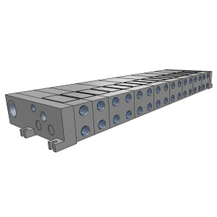 SMC VV5FS2-01TR1-061-02T VFS2000 Series 5 Port Solenoid Valve 5 Port Pilot Operated Solenoid Valve Manifold Specifications Plug-in Type