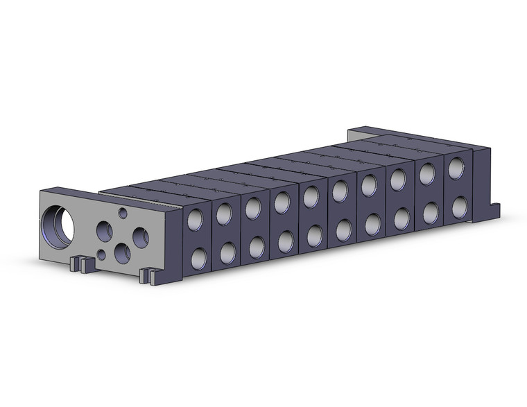SMC VV5FS4-01T-101-04F Vfs Valve Manifold