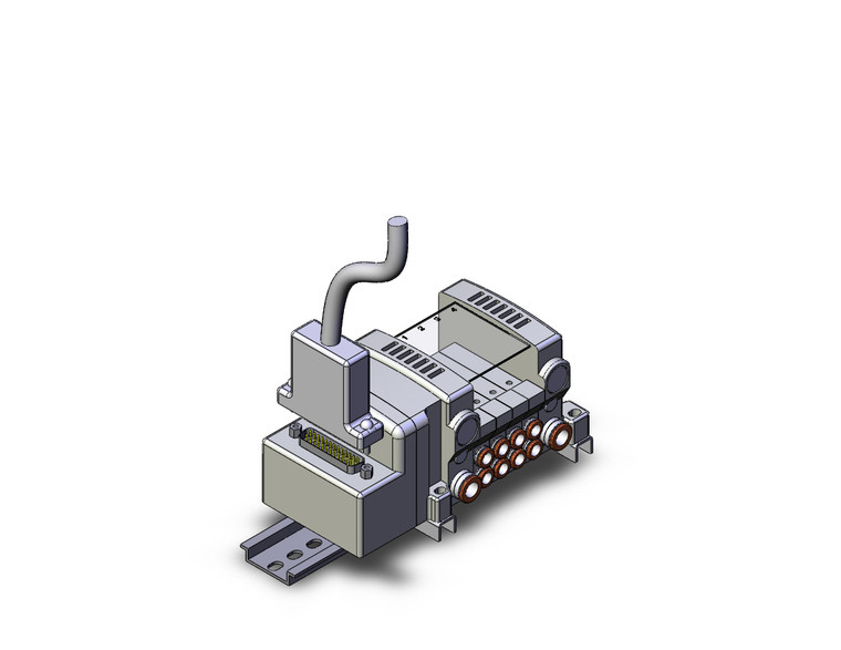 SMC VV5QC11-04C6FD2-DNS 4/5 Port Solenoid Valve