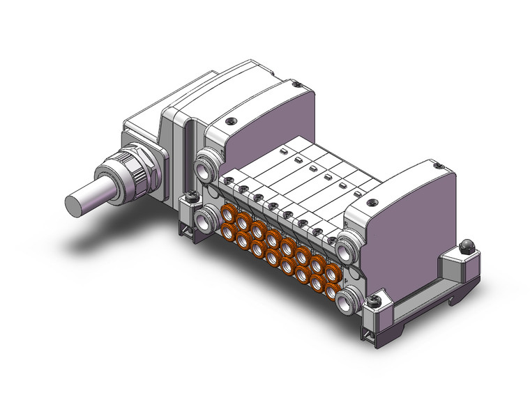 SMC VV5QC11-08N7LD1-D0 Vqc Manifold